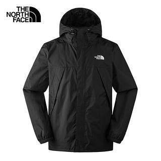 北面（The North Face）三合一冲锋衣男户外运动休闲DRYVENT面料防风透汽春季 NY7/黑色 L/175