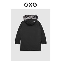 GXG 男装 冬季男时尚舒适中长款毛领派克服GHC115002K