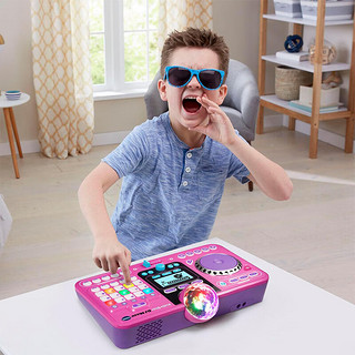 伟易达（vtech）KidiStar DJ 混音器 粉色款80-547335 儿童早教益智玩具