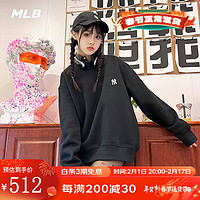 MLB 美职棒（MLB）男女卫衣小标长袖宽松洋基队NY上衣20套头衫 纽约洋基队/黑色/拍小一码 S 165/88A