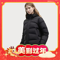 寒潮来了：FILA 斐乐 女款连帽羽绒服 F11W348916FBK