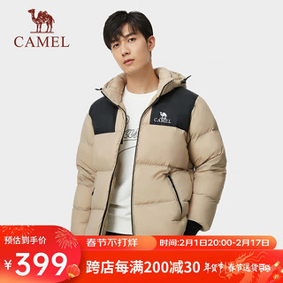 CAMEL 骆驼 户外羽绒服男女加厚保暖面包服 A13CAPaN110