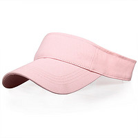BETONORAY 北诺 遮阳帽女空顶棒球帽子男女夏季户外跑步运动防晒帽子时尚太阳帽 粉色