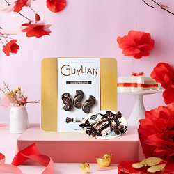 GuyLiAN 吉利莲 比利时榛子黑巧克力礼盒360g情人节年货节送女友生日礼物约36粒
