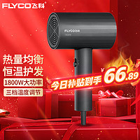 FLYCO 飞科 电吹风 家用大功率速干吹风筒 旅行便携式吹风机冷热风 恒温护发