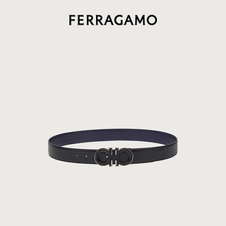 菲拉格慕（Ferragamo）男士黑色皮带 0770682_C  _105  105（3尺）