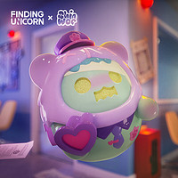 FINDING UNICORN 寻找独角兽 FindingUnicorn）ShinWoo坏熊都市系列盲盒潮玩可爱手办摆件情人节礼物女生-单盒