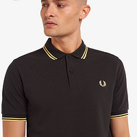 FRED PERRY 男士POLO衫春季商务休闲麦穗短袖重磅多彩T恤M3600OR0