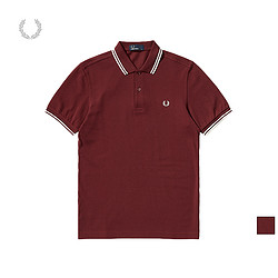 FRED PERRY 佛莱德·派瑞 男士POLO衫春季商务短袖重磅麦穗刺绣多彩T恤M3600OS0