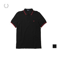 FRED PERRY 男士POLO衫春季商务短袖重磅麦穗刺绣多彩T恤M3600OS0