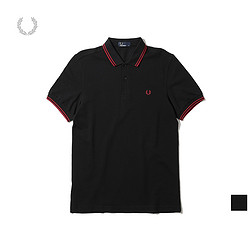 FRED PERRY 佛莱德·派瑞 男士POLO衫春季商务短袖重磅麦穗刺绣多彩T恤M3600OS0