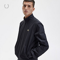 FRED PERRY 男士休闲夹克麦穗刺绣立领纯色外套J2660