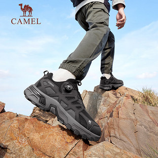 骆驼（CAMEL）户外徒步鞋男专业耐磨登山鞋爬山运动鞋防泼水 F13A69a3012 黑色 黑色男款 42