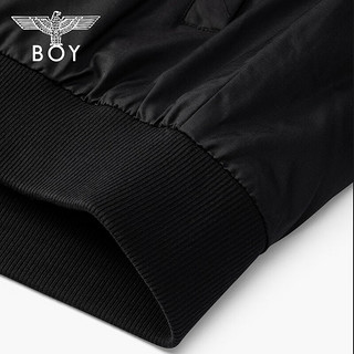 BOY LONDON【月夜银环】季款外套休闲时尚短款棉服N29008 黑色 L