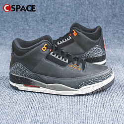 AIR JORDAN Cspace Air Jordan 3 AJ3恐惧灰黑色 复古篮球鞋 CT8532-080