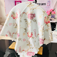 巧林儿化妆镜遮镜子布帘梳妆台镜子套罩遮盖镜子遮挡布盖镜面防尘盖布 町香 通用镜子盖布：110*110cm