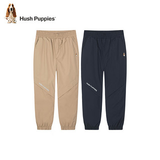 暇步士（Hush Puppies）童装男童女童羽绒裤子2023冬装儿童裤子保暖舒适三防科技面料 藏蓝 120cm