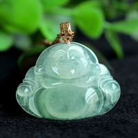 艾选潮品 翡翠佛公吊坠