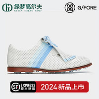 FootJoy高尔夫球鞋女士有钉鞋24年新款G4女鞋运动防滑鞋舒适透气g GLF000007 白/蓝 35.5