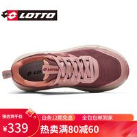 乐途(LOTTO)乐途跑步鞋女鞋2024春季网面透气碳板跑鞋轻便运动鞋 椒红 36