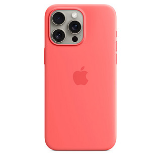 Apple/苹果 iPhone 15 Pro Max  MagSafe 硅胶保护壳-番石榴色  保护套 手机套 手机壳