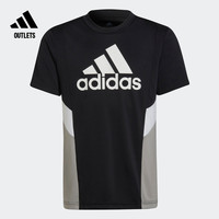 adidasoutlets阿迪达斯轻运动男大童装休闲上衣短袖T恤HA4027