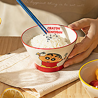 摩登主妇 米饭碗家用2024新款陶瓷儿童汤面小斗笠碗