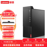 联想（Lenovo）启天M455商用企业办公台式机电脑主机 i5-12500/8G/1T+256G SSD/无光驱
