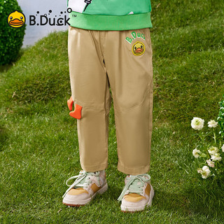 B.Duck小黄鸭童装男童裤子儿童长裤2024春季新款男宝宝百搭休闲裤