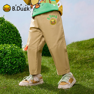 B.Duck小黄鸭童装男童裤子儿童长裤2024春季新款男宝宝百搭休闲裤