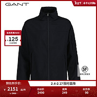 GANT甘特2024早春男士时尚休闲长袖夹克外套7006384 5黑色 S