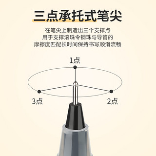 PILOT 百乐 日本PILOT百乐P500中性笔金标系列黑色大容量全针管笔0.5mm蓝色红色蓝黑色笔刷题考试办公文具官网