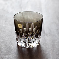同合KAGAMI威士忌杯日本江户切子水晶玻璃杯子高档轻奢洋酒杯 青芒切子杯