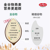 Semper 森宝 有机果泥 燕麦苹果香蕉蔓越莓蓝莓泥100g/袋