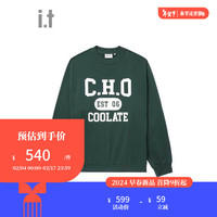 :CHOCOOLATE it 男装多色圆领卫衣2024春季新款潮流活力上衣3259X