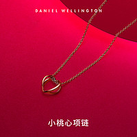 Daniel Wellington DW小桃心项链女 ELAN系列女款心形锁骨链毛衣链 告白