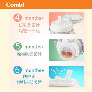 康贝 （Combi）  婴儿宝宝学饮吸管杯替换吸管配件 4个月+ 吸管杯配件 4个月+款可用