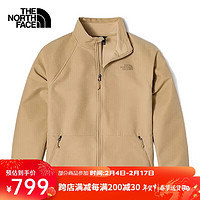 The North Face北面软壳衣男户外防泼水防风夹克外套新83S6 N51/卡其色 M