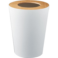 SUNTORY 三得利 山崎（Yamazaki）山崎 垃圾桶家用  节省空间 4种尺寸 棕/白 白色 方形