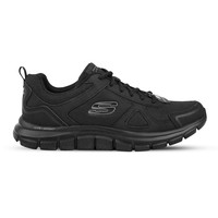 Skechers斯凯奇男鞋跑步鞋秋冬防滑减震跑鞋休闲运动鞋 黑色/BBK 41