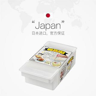 inomata 日本进口黄油切割储存盒家用冰箱带盖奶酪芝士保鲜收纳盒