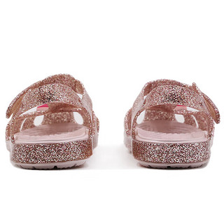 卡骆驰（crocs）女孩童鞋 夏季新款伊莎贝拉奇趣小凉鞋舒适户外时尚潮流透气鞋子 205535-684 C7(23-24/140mm)
