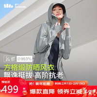 蕉下(beneunder)防晒衣服女士夏季中长款轻薄防紫外线外套时尚出游TS40424