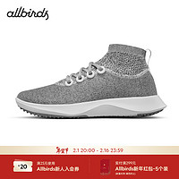 Allbirds Wool Dasher Mizzle-Mid冬季羊毛运动防泼水晴雨男女鞋 21年-水雾灰 40 女码