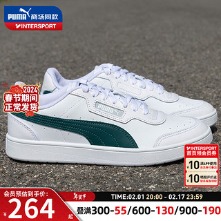 PUMA 彪马 Smash v2 L 中性运动板鞋 365215-01 白/黑 43