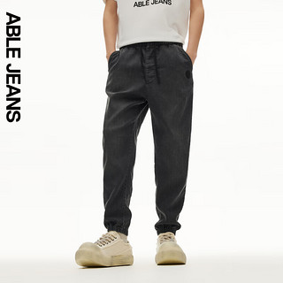 ABLE JEANS 24夏季仿针织牛仔弹力显瘦休闲裤子男818033 深陨石灰 M