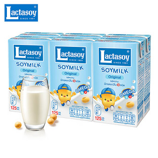 Lactasoy 力大狮 豆奶 原味 125ml*6盒