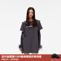 RE'VAN芮范2024春季设计师款高级感新中式连衣裙RM11101141 灰色 S/36