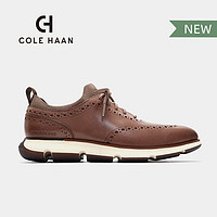 COLE HAAN 歌涵 colehaan/歌涵 男鞋牛津鞋 24年春季布洛克雕花休闲皮鞋男C38898 深褐色-C38898 41