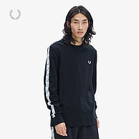 FRED PERRY 男士长袖T恤休闲麦穗串标纯棉圆领潮M4621